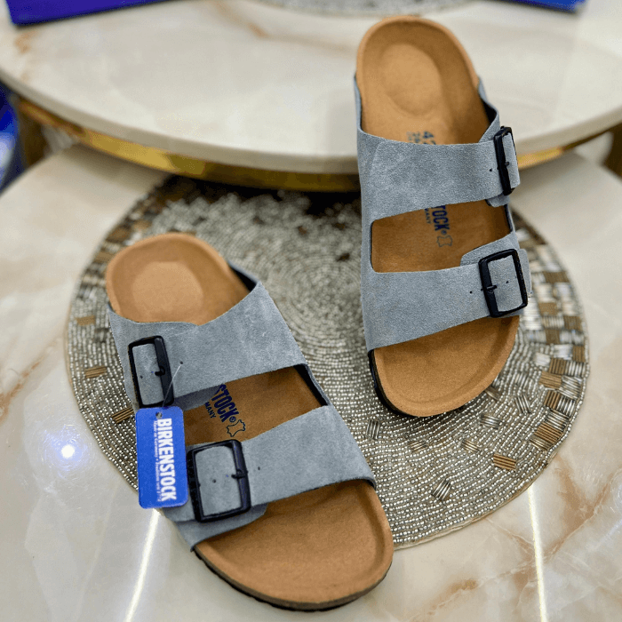 Birkenstock Arizona Grey First Copy Replica Sandals
