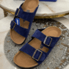 Birkenstock Arizona Navy Blue First Copy Replica Sandals