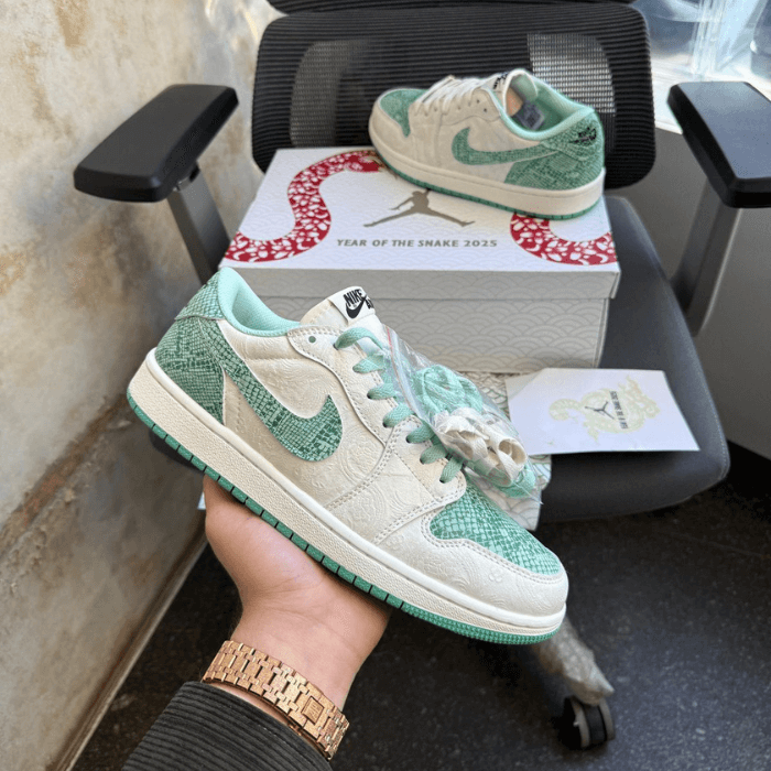 Nike Air Jordan 1 Low Year Of The Snake 2025 First Copy Replica Shoes
