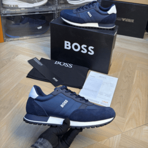 Boss Trainers Navy First Copy Replica Shoes
