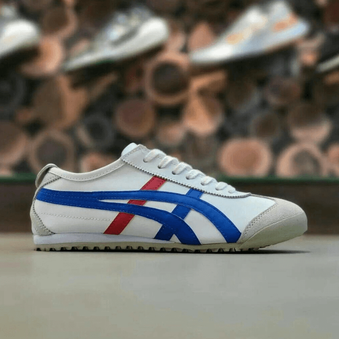 Onitsuka Tiger Mexico 66 White Blue First Copy Replica Shoes