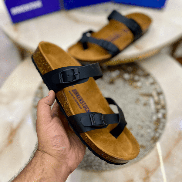 Birkenstoc-k Mayari Men First Copy Black Sandals