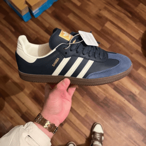 Men's And Women's Adidas Samba Midnight Navy Shoes - First Copy Replica