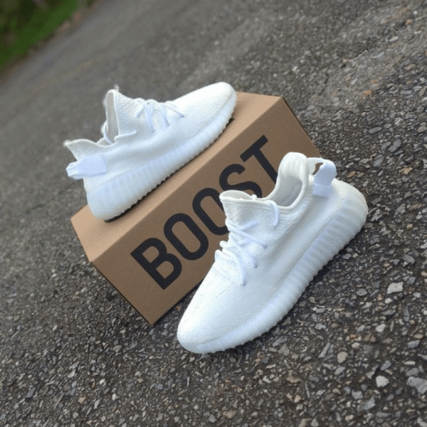 Adida-s Yeezy Boost 350 Oreo Triple White - First Copy Replica
