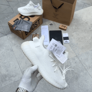 Adida-s Yeezy Boost 350 Oreo Triple White - First Copy Replica