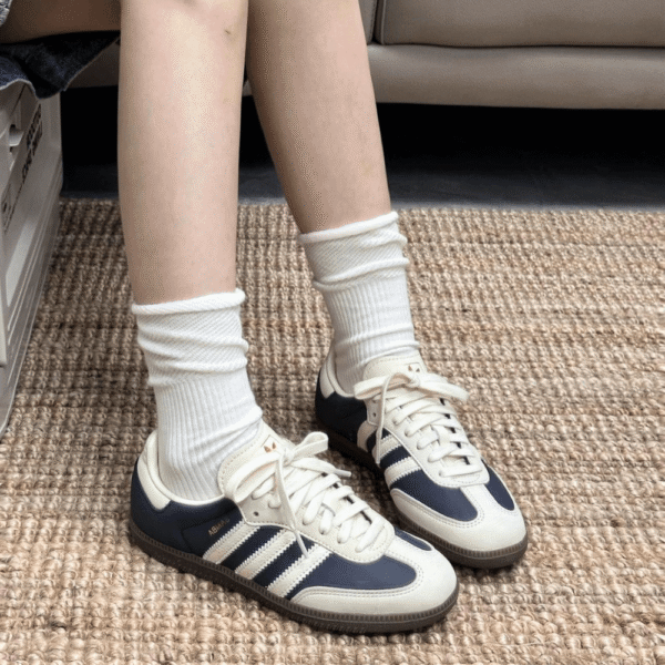 Men And Women Adidas Samba Indigo Navy - Image 2