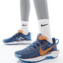 Nike Running Pegasus Trail 5 Dark Blue And Orange - First Copy Replica