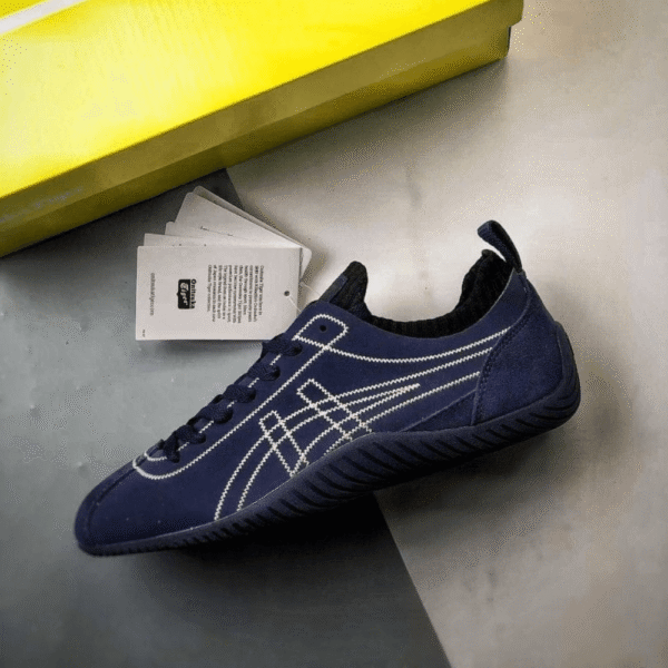 Onitsuka Tiger Sclaw Navy Blue Shoes - First Copy Replica