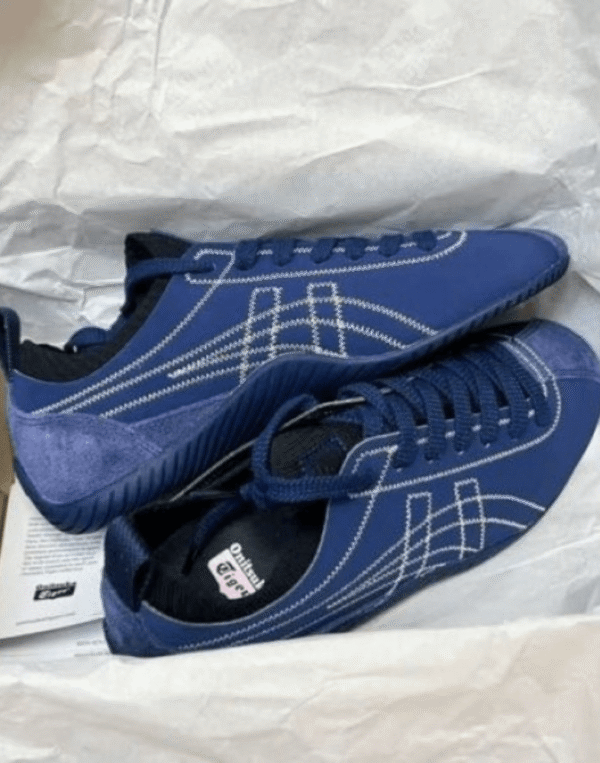 Onitsuka Tiger Men's Sclaw Navy Blue First Copy
