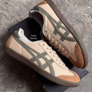 Men’s Onitsuka Tiger Tokuten Beige Green First Copy