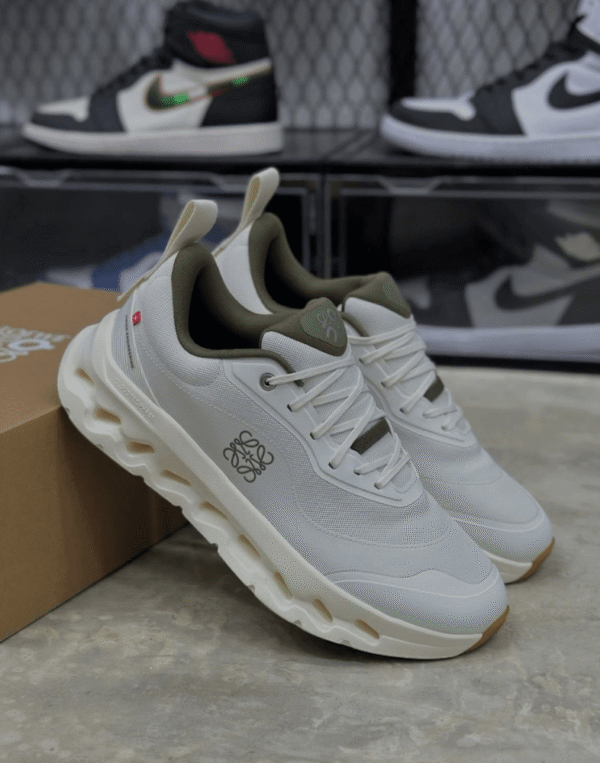 On Cloud x Loew-e Olive White First Copy Shoes