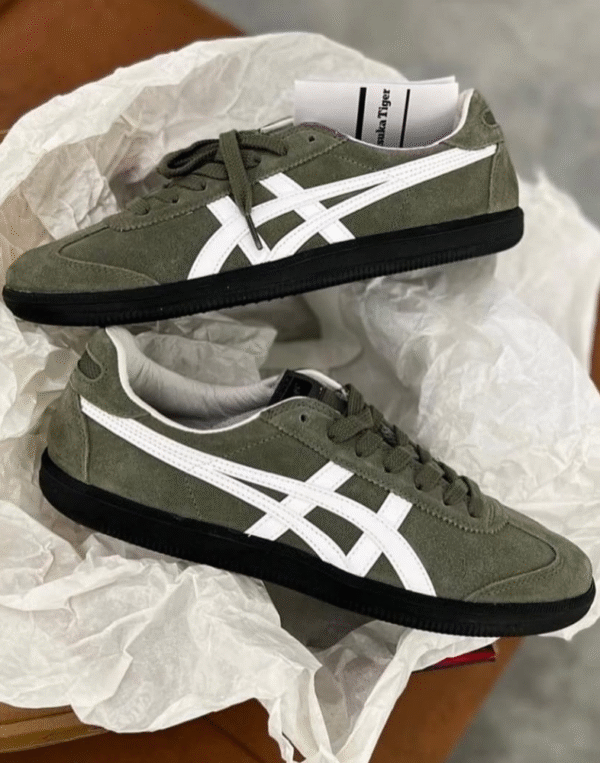 Onitsuka Tiger Tokuten Burnt Green Sneakers First Copy