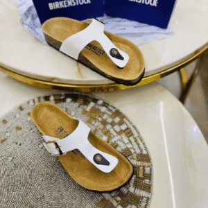First Copy Birkenstock Gizeh White Sandals