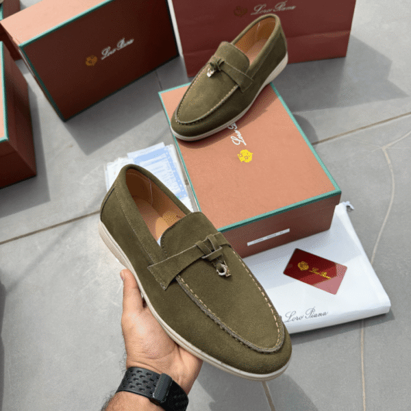 First Copy Loro Piano Premium Suede Loafers Online In India