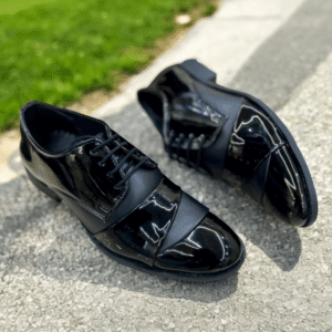 Shop Patent Derby Loafers Shoes First Copy - Premium Quality