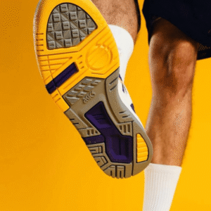 Asics EX89 Lakers White Gentry Purple - First Copy Replica