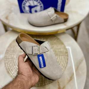 Shop 7A First Copy Birkenstock Boston Mules Taupe | Shop Now