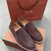 First Copy Loro Piana Loafers 18068 Coffee | Shop Now