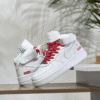 Nike Air Force 1 Mid Supreme White - 7A First Copy