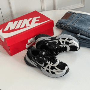Buy First Copy Nike V2K Run Dark Smoke Grey Shoes - Online