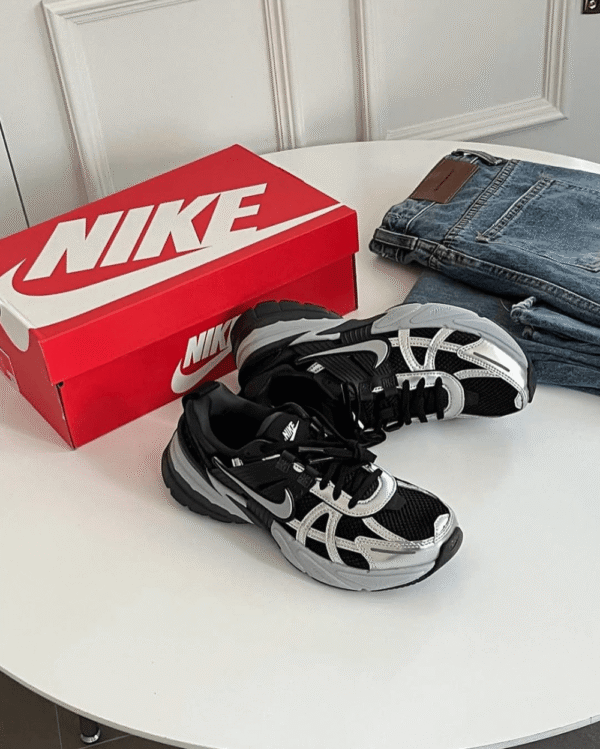 Buy First Copy Nike V2K Run Dark Smoke Grey Shoes - Online