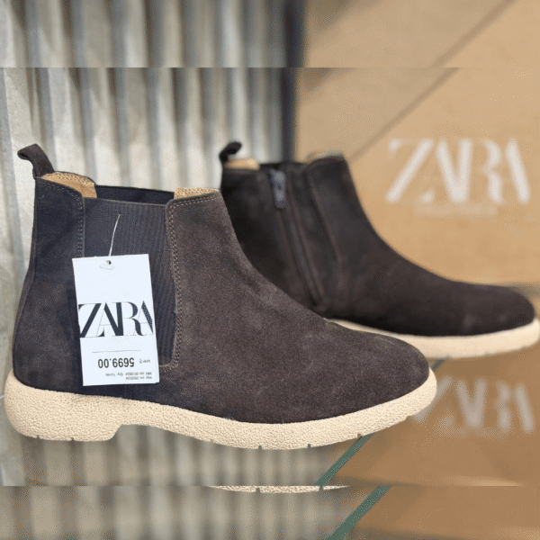 Shop First Copy Zara Suede Boots - Online In India