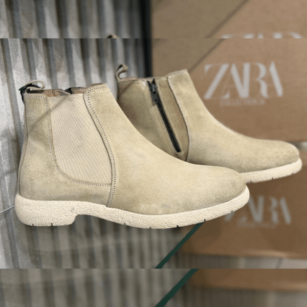 Shop First Copy Zara Suede Boots - Online In India