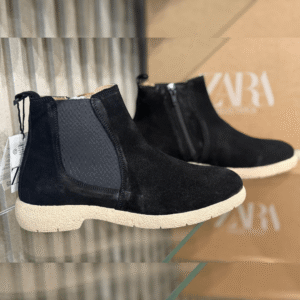 Shop First Copy Zara Suede Boots - Online In India