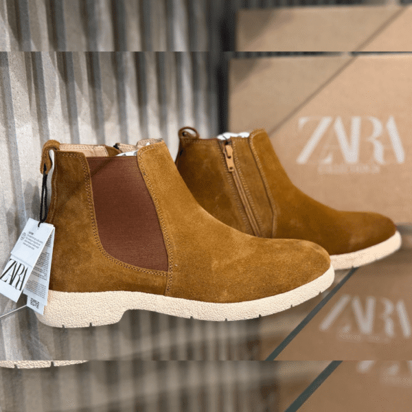 Shop First Copy Zara Suede Boots - Online In India