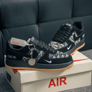 Nike Air Force 1 Low Dior Black 2025 - First Copy Replica