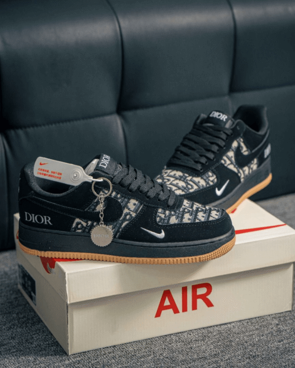 Nike Air Force 1 Low Dior Black 2025 - First Copy Replica