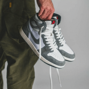 Nike Air Jordan 1 High Washed Black - First Copy Replica