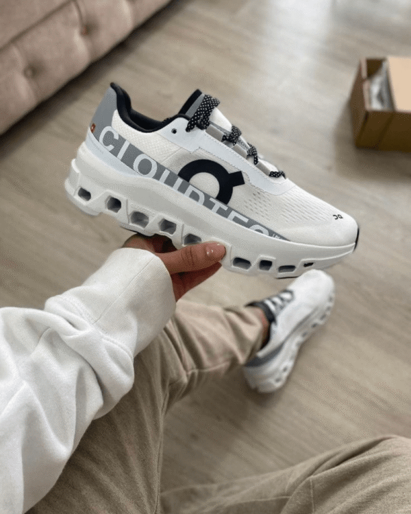 On Cloud Monster 2 White Forest - First Copy Replica Shoes