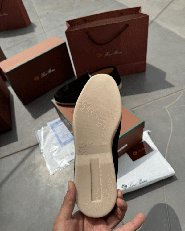 1st Copy Loro Piano Premium Suede Loafers - Next To Original