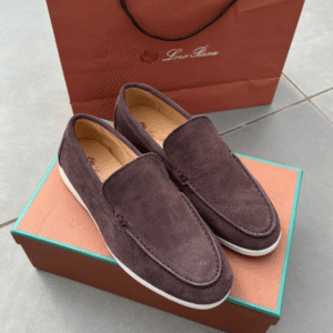 1st Copy Loro Piano Premium Suede Loafers - Next To Original
