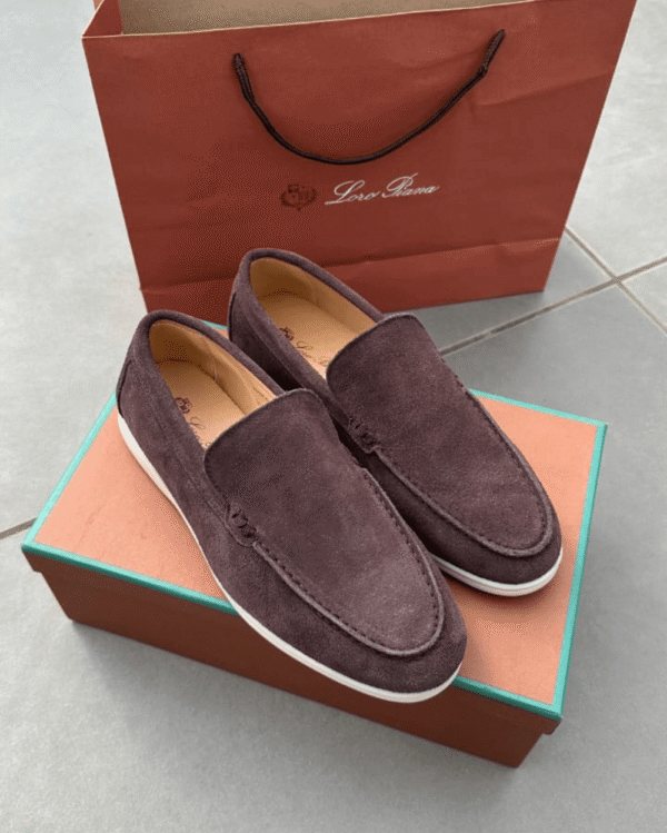 1st Copy Loro Piano Premium Suede Loafers - Next To Original
