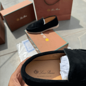 1st Copy Loro Piano Premium Suede Loafers - Next To Original