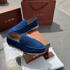 1st Copy Loro Piano Premium Suede Loafers - Next To Original