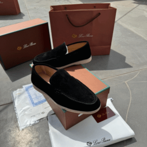 1st Copy Loro Piano Premium Suede Loafers - Next To Original