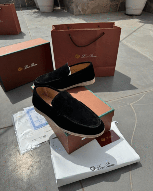 1st Copy Loro Piano Premium Suede Loafers - Next To Original