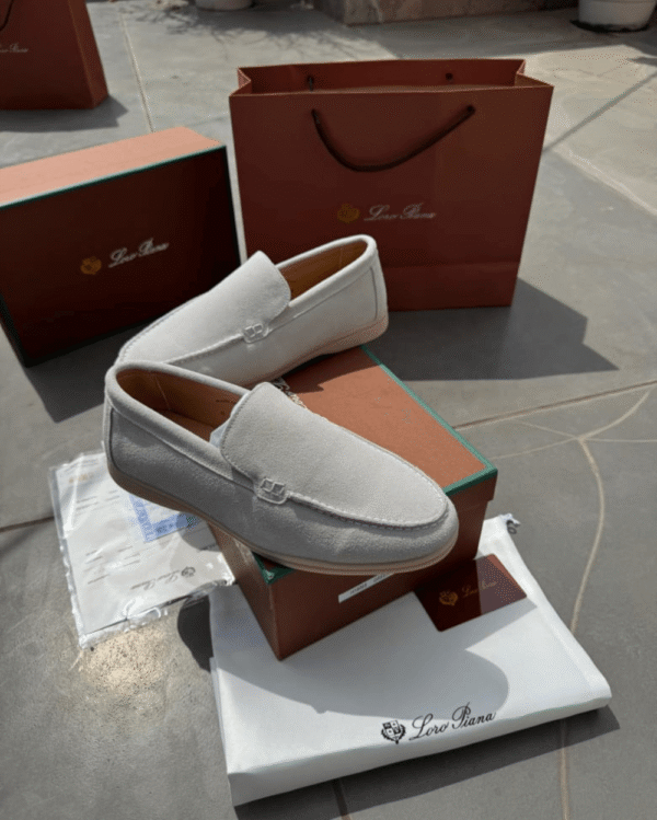 1st Copy Loro Piano Premium Suede Loafers - Next To Original
