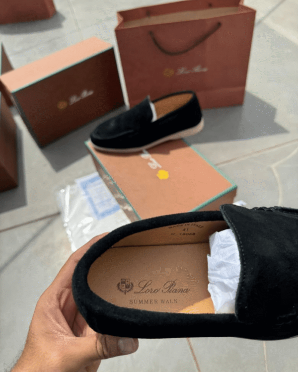1st Copy Loro Piano Premium Suede Loafers - Next To Original