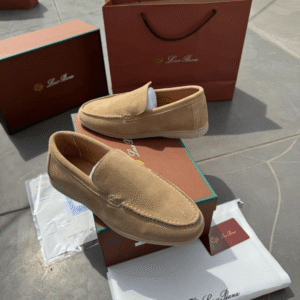 1st Copy Loro Piano Premium Suede Loafers - Next To Original