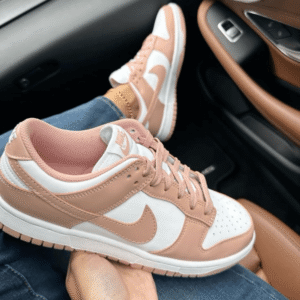 Women Nike Dunk Low Rose Whisper - First Copy Replica