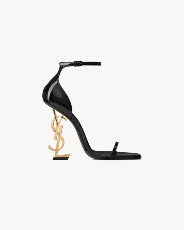 YSL Saint Laurent Opyum Patent-Leather Sandals - First Copy