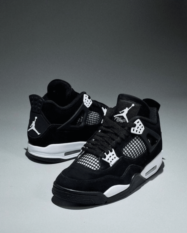 Nike Air Jordan Retro 4 White Thunder - First Copy Replica