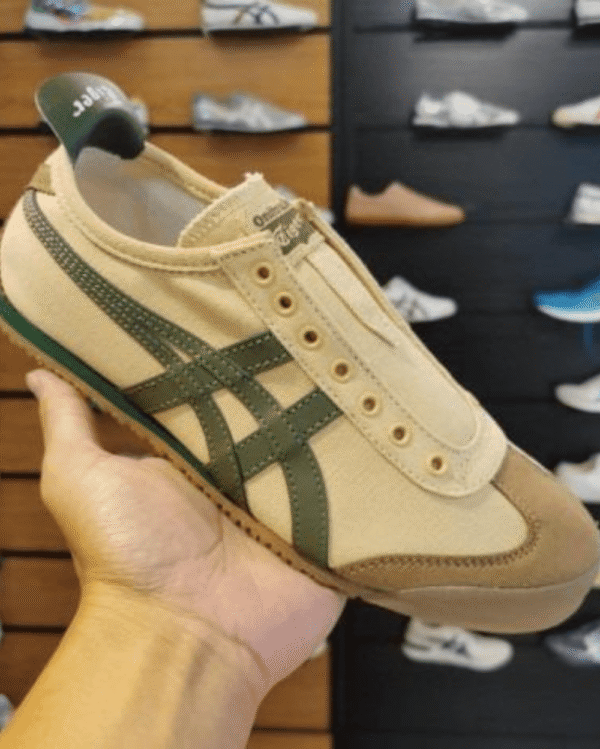 Onitsuka Tiger Mexico 66 Slip On Grass Green - First Copy Replica